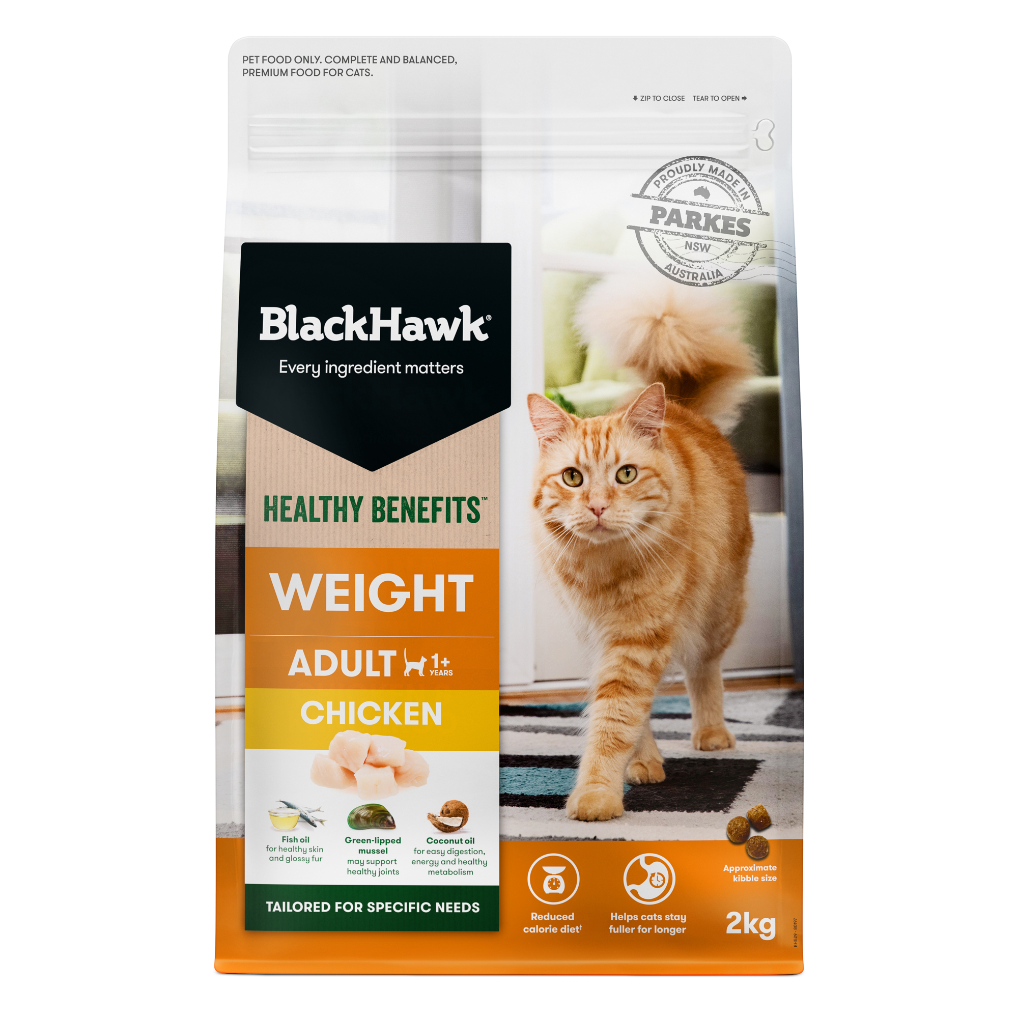 Cat Food Weight Management Chicken Black Hawk Black Hawk