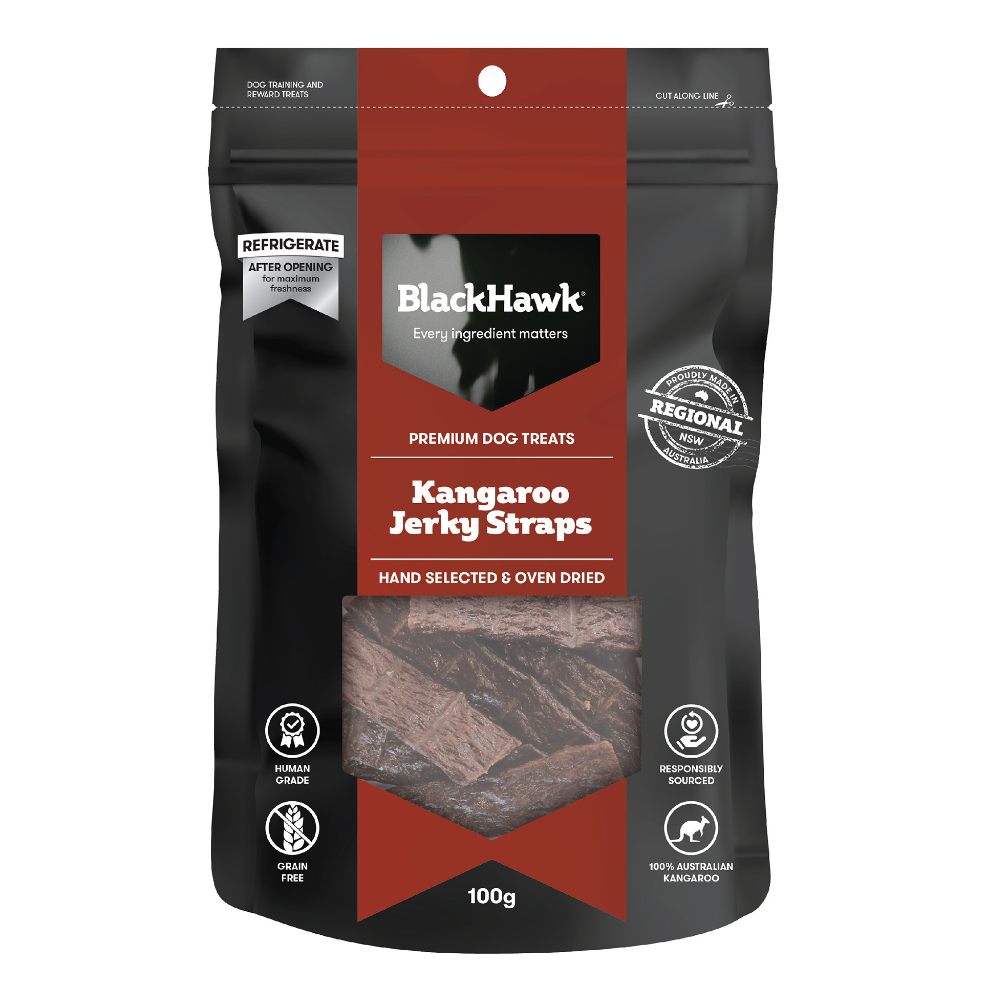 Kangaroo jerky for clearance dogs