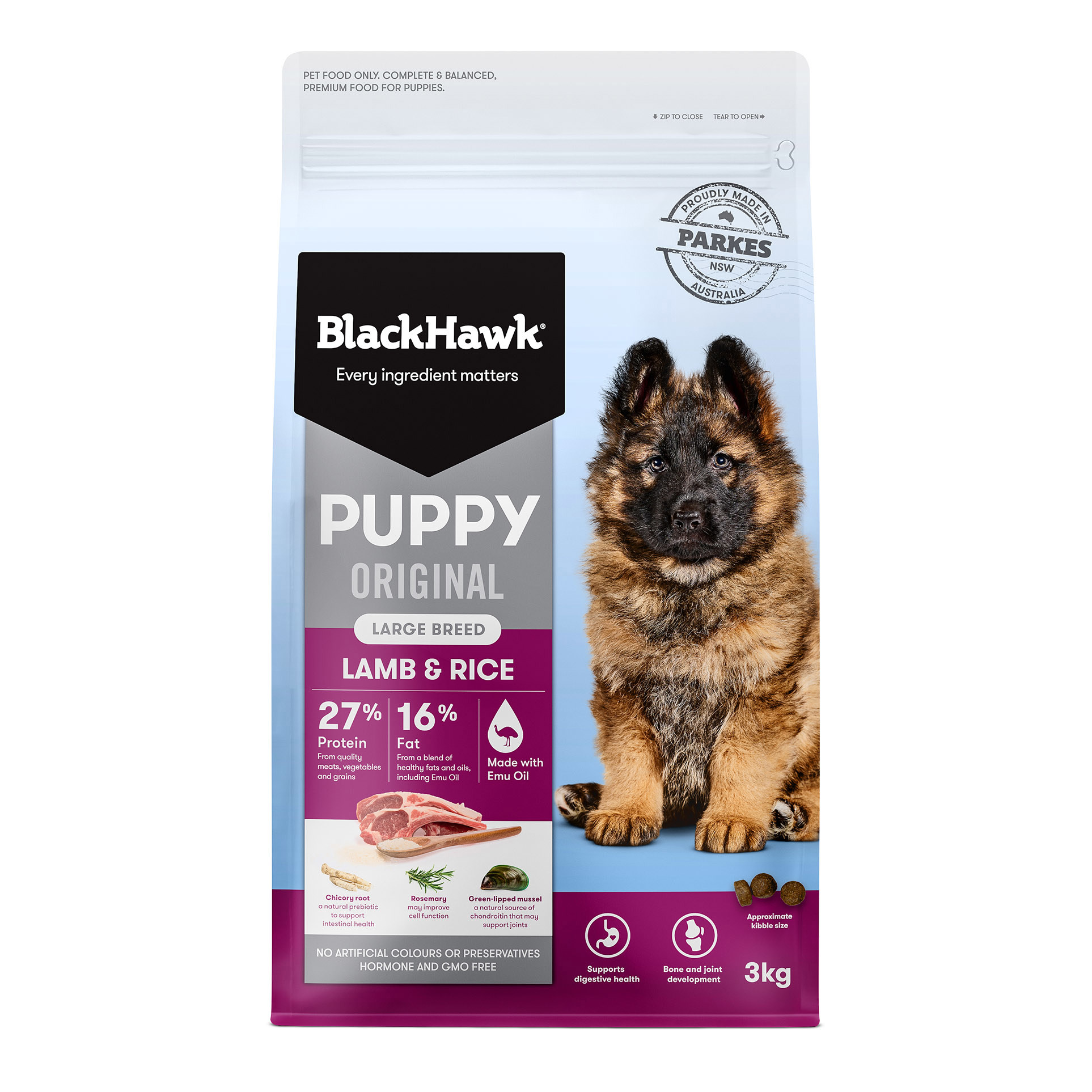 Large Breed Puppy Food Lamb Rice Black Hawk Large Breed Puppy Food Lamb Rice Black Hawk