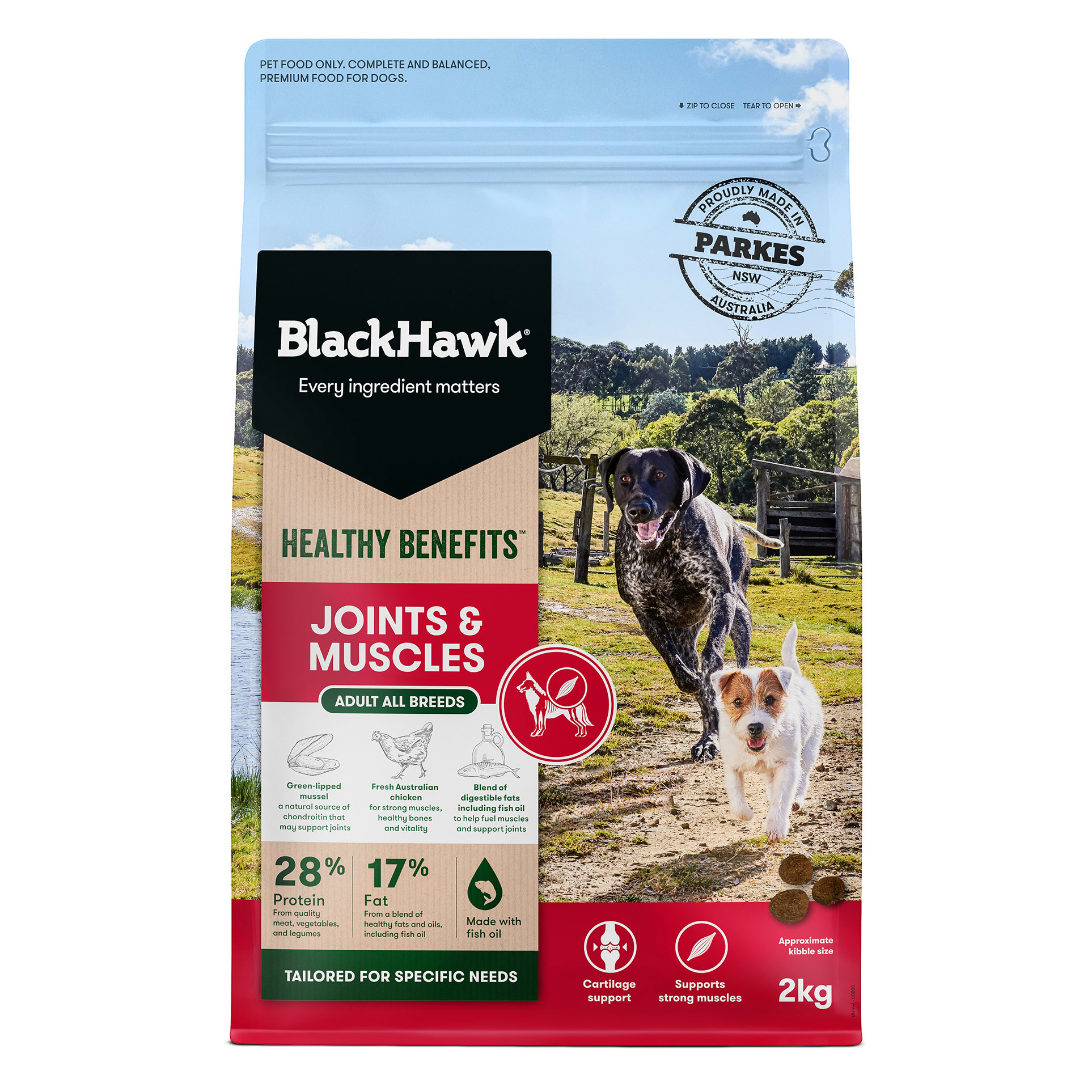 Healthy Benefits Dog - Joints & Muscles - Front
