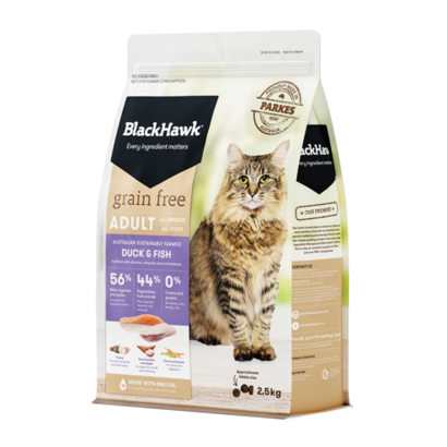 BH226 Grain Free Cat Duck Fish 2.5Kg Front 491X491