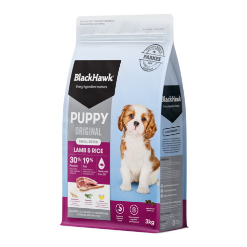 Small Breed Puppy Food Lamb Rice Black Hawk